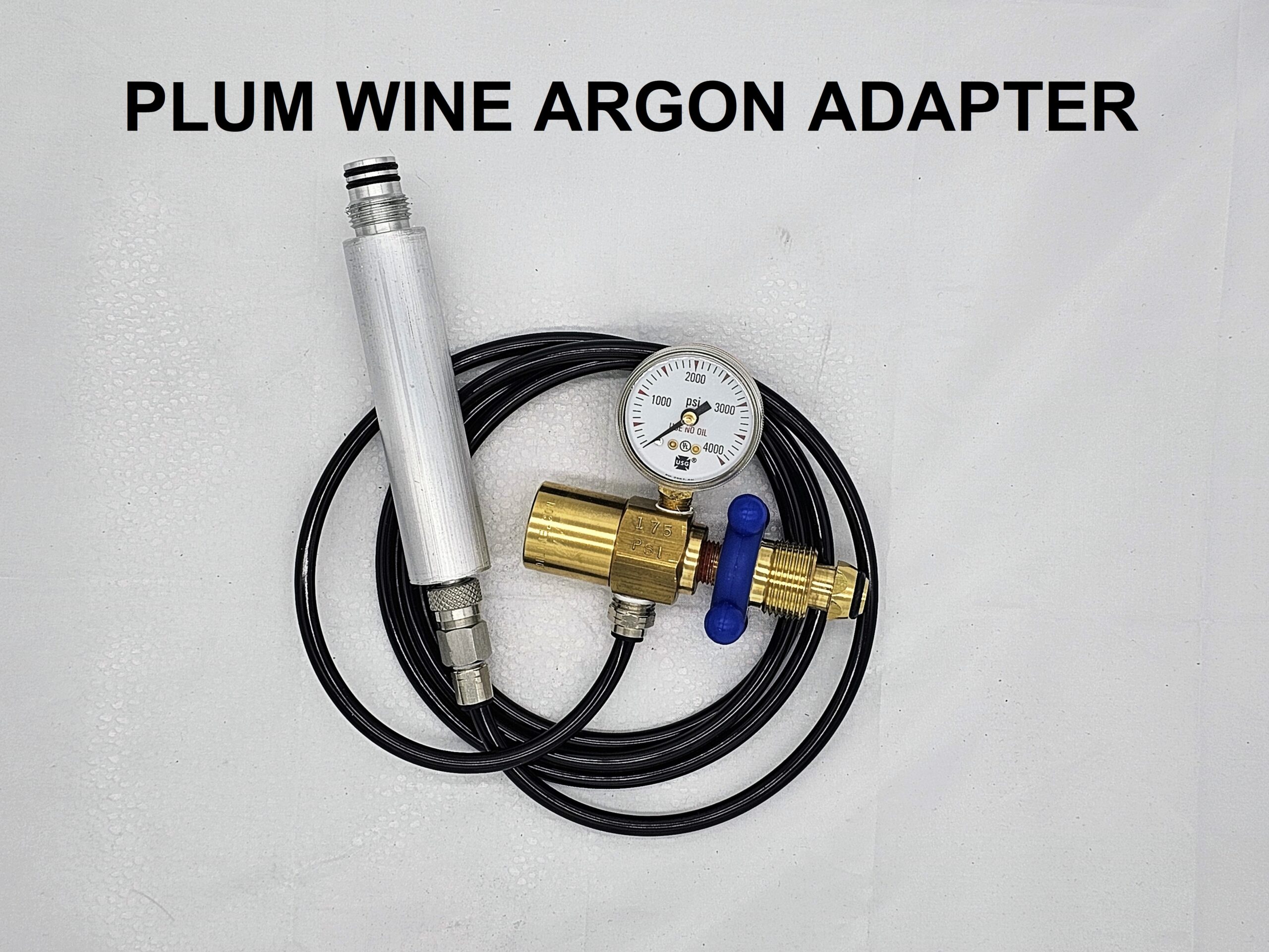 PLUM WINE ARGON ADAPTER Argon Wine Adapter